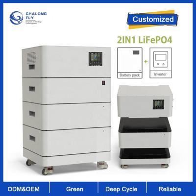 China LiFePO4 Lithium Battery ALL IN 1 Plug And Play Rack Energy Storage Container OEM ODM 10KW 15KW 20KW 48V LiFePO4 Battery for sale