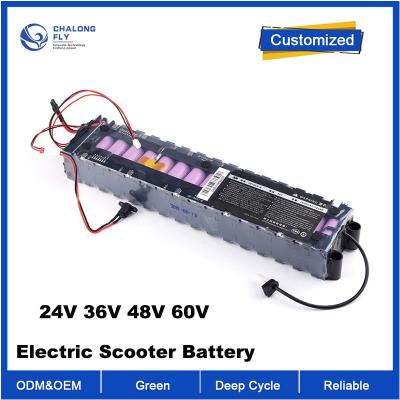 China OEM ODM LiFePO4 paquete de batería de litio Batería de scooter eléctrico personalizada 24V 36V 48V 6Ah 7.8Ah 10.5Ah 18Ah en venta