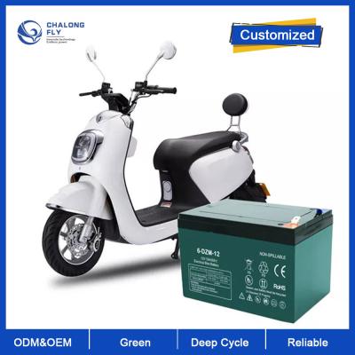 Chine 12V 24V 48V 100AH 40AH 200AH 300AH Cycle profond OEM ODM Stockage Gel acide plomb pour vélo électrique / moto / fauteuil roulant à vendre