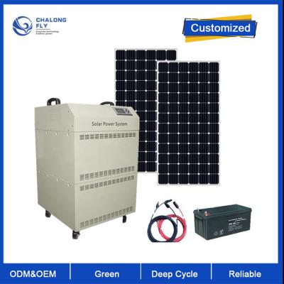 中国 OEM ODM lifepo4 リチウム電池 3kw オフグリッド 太陽光パネルシステム 緊急家庭用発電機 リチウム電池パック 販売のため