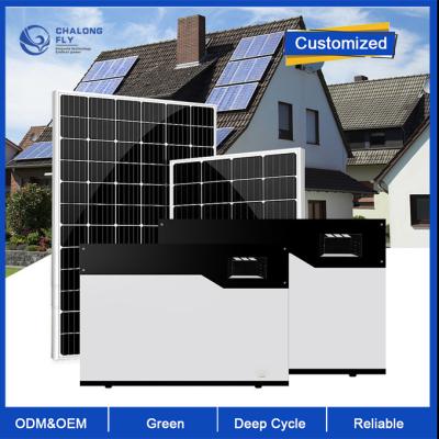 China Lítio Ion Battery Lifepo de Powerwall da casa da bateria de lítio do ODM LiFePO4 do OEM 4 blocos da bateria de lítio de 48V 100Ah 200Ah 10Kw à venda