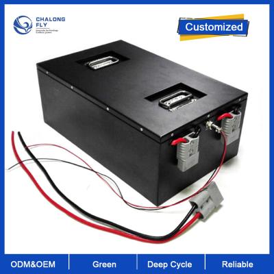 中国 LiFePo4リチウム電池OEM ODMのゴルフ カート電池48V 72V 180AH 400AHのリチウム イオン電池のパックの電気フォークリフト電池 販売のため