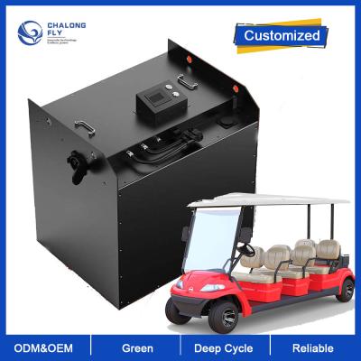 China LiFePO4 Lithium Battery Golf Cart OEM ODM 48V 72V 300V 600V 180AH 400AH Lithium Battery Packs For Electric Forklift for sale