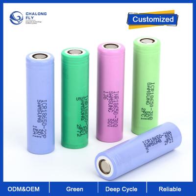 China LiFePO4 Lithium Battery OEM ODM 18650 battery 3.7V 2200mah 2600mah 3600mah Lithium Rechargeable 18650 Li-ion Battery for sale