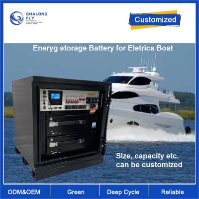 China CLF OEM ODM IP65 LiFePO4 Battery Pack Lithium Battery With Long Life Cycle Energy Storage For Electric Boat Marine 48V for sale