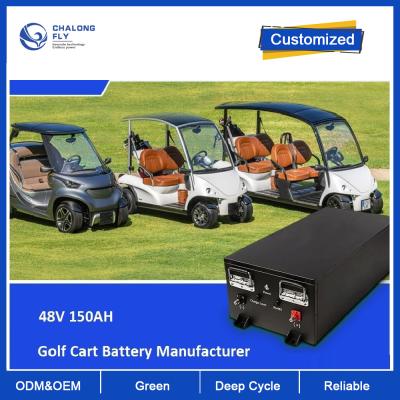 China CLF OEM ODM 48V 36V 150AH LiFePO4 Lithium Battery Packs with CAN RS485 AGV RGV Golf Cart Robot Motorcycles Scooter Car for sale