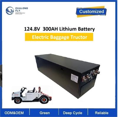 China CLF OEM ODM Lithium Battery Pack 124.8V300AH Airport Tractor Sightseeing Low Speed Vehicle LiFePO4 Battery for sale