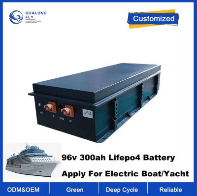 China OEM ODM LiFePO4 bateria de lítio barco elétrico EV marinha Bateria Pack 96v 300ah Lifepo4 Bateria para barco elétrico / iate à venda