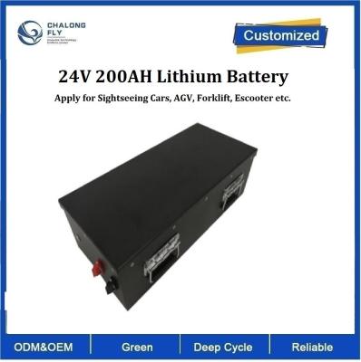 China CLF OEM Power Lithium Iron LiFePO4 200Ah 24V Lithium Battery Packs For Sightseeing Cars AGV Forklift Scooter EV Car for sale