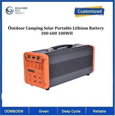 中国 CLF LiFePO4 屋外キャンプ ソーラー リサイクル可能なリチウム電池 緊急用電源 携帯リチウム電池パック300 600 100WH 販売のため