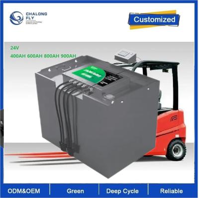 中国 CLF OEM 24V600Ah LiFePO4 Lithium Iron Phosphate Battery For Toyota Heli Forklift AGV Robot Scooter 販売のため