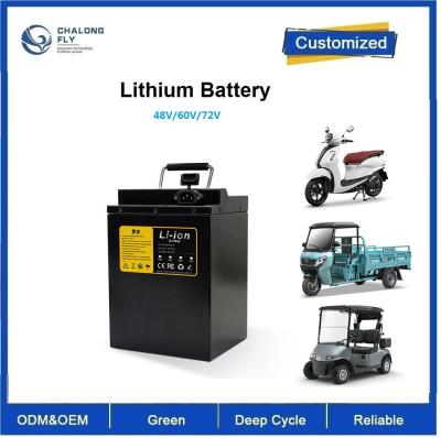 China CLF OEM ODM 48V 60V 72V Lithium-Ionen-Batteriepacks LiFePO4 für Elektroroller Motorrad Dreirad Auto Golfwagen Fahrzeug zu verkaufen