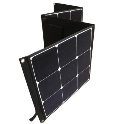 China 200W Foldable Camping Solar Panels Monocrystalline 20V With Kickstand for sale