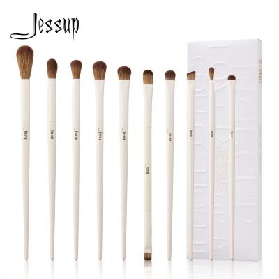 China Jessup 10pcs Makeup Brush set Synthetic Eyeshadow Liner Blending Highlight Brushes T330 for sale