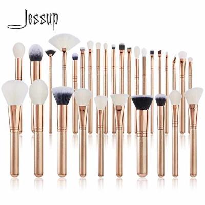 China Jessup T400 Pro Makeup Brushes Set 30pcs Rose Gold Color for sale