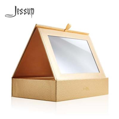 China Jessup Light Golden Makeup Case Box Accessory Storage en venta