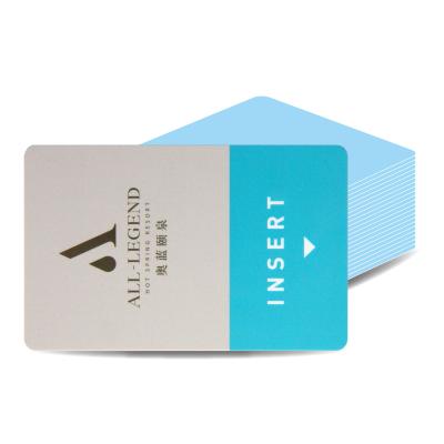 China PVC or PET Ultra Thin Ticket Card with MIFARE Ultralight Nano for sale