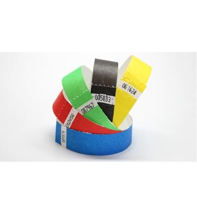 China Disposable Tyvek Wristband- RFID 13.56MHz for sale