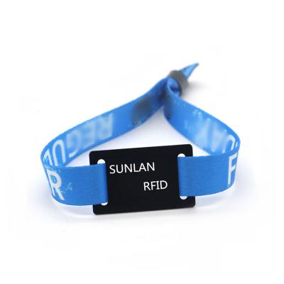 China Fabric Wristband Woven Wristband for Event / Payment Application for sale