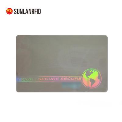 China Custom Print personalized 125khz ISO14443A hologram printer overlay t5577 rfid holograid card with free sample for sale