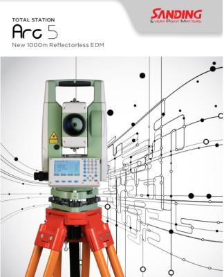 China 4MB MaxSD Sanding Arc 5 Pro Total Station SD-Card / Mini USB / RS232C Internal Memory for sale
