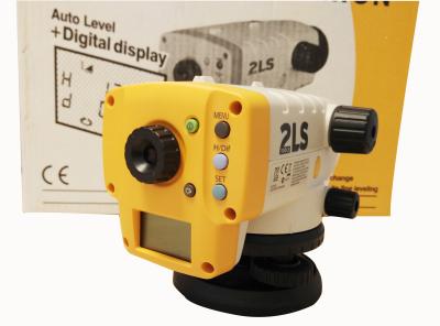 China Yellow Color Digital Auto Level 28X Magnification 0 . 9 - 30M Range for sale
