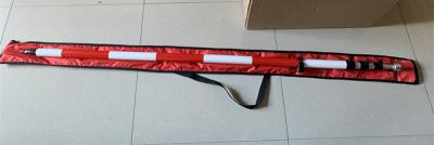 China prisma vermelho e branco Polo de 5M para a estação total para o instrumento de exame à venda
