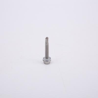 China 410 Stainless Steel Screws Self Tapping M4.2-M6.3 Hexagonal Flange Drilling Screw for sale