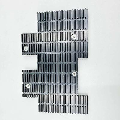 China Custom Aluminum Alloy Heat Sink 3240 11mm Oxidized Black Electronic Chip Heat Sink for sale