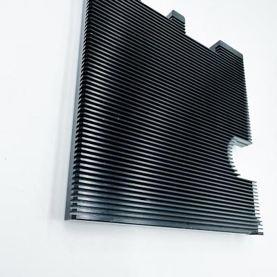 China Radiador anodizado negro de aluminio del disipador de calor de las piezas del CNC del automóvil que trabaja a máquina en venta