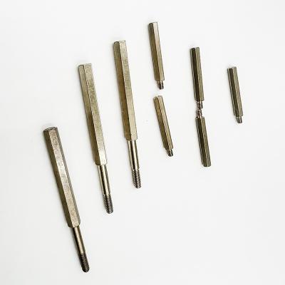 China CNC Brass Screws Parts  Male Female Thread Brass Motherboard Standoff Screw for sale