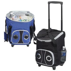China 70D Polyester PU Trolley Radio Cooler bag Large capacity For adult for sale