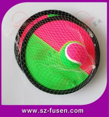 China Outdoor Curved Velcro Catch Ball Set PC / PE For Gift , Shopping for sale