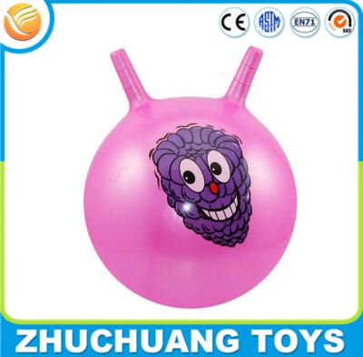 China cheap plastic inflatable toy handle ball for sale