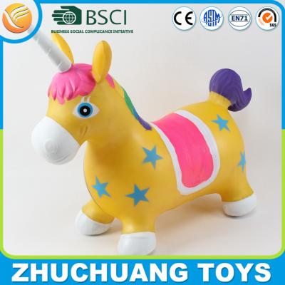 China painting colorful kids unicorn inflatable animal toy for sale
