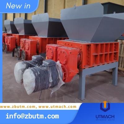 China New Type Automatic Tire Crusher, Recycling Four Shaft Used Truck Car Rubber Tire, Four Shaft Shredder In China for sale
