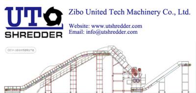 China coche inútil automático del alto rendimiento que recicla la cadena de producción - Zibo unió la maquinaria Co., Ltd. de la tecnología en venta