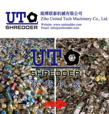 China garbage, kitchen waste, pop can, solid waste, household waste, scrap material shredder / crusher - double shaft shredder for sale