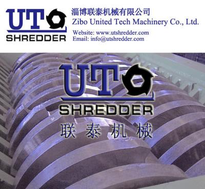China supply OEM blade, knife, rotor in the double shaft shredder / two rotor crusher / twin shaft shredder for sale