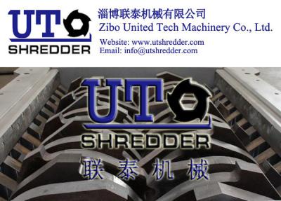 China supply double shaft shredder / two rotor crusher / twin shaft shredder blade, knives, rotor, etc for sale