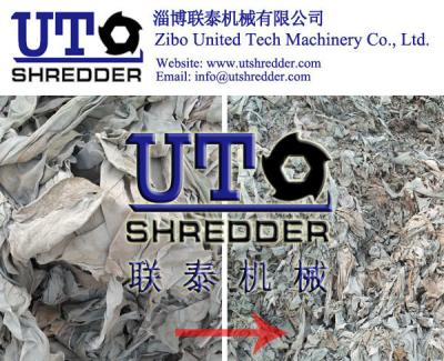China high capactiy with low noise automatic leather cutter/ leather shredder/ leather crusher - Zibo United Tech Machinery Co for sale