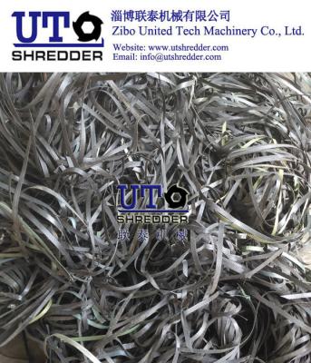 China plastic rope, plastic strip, packing belt, package belt shredder plastic crusher - high efficiency double shaft shredder for sale