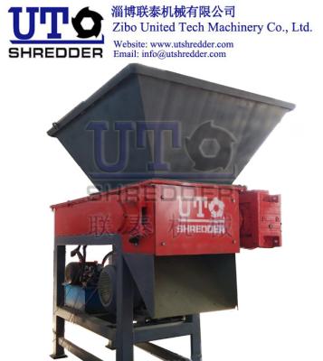 China Single Shaft  Shredder S2260 automatic shred machine to Plastic, tire, wood, metal, cable, rubber shredding crusher for sale