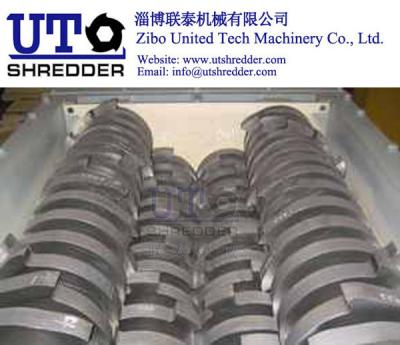 China Four Shaft Shredder F3080 plastic, trye, wood, metal, e-waste, bottle, textile shredder, fiber shredder, factory supply for sale