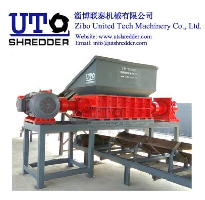 China high efficiency two shear shredder /  double shaft shredder / two rotor crusher/ double engine crusher - higher capacity for sale