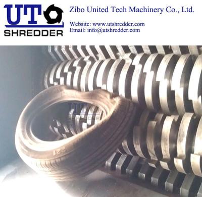 China Zibo unió la maquinaria Co., neumático inútil de la tecnología de la fuente que machacaba y que reciclaba el sistema de proceso, línea reyclcing del neumático inútil en venta