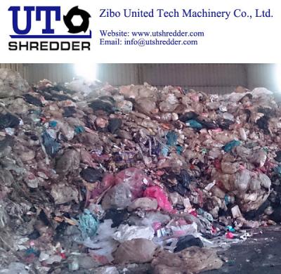 China Zibo unió la maquinaria Co., basura sólida municipal de la tecnología de la fuente que machacaba y que clasificaba y la sistema de RDF, MSW que reciclaba la línea en venta