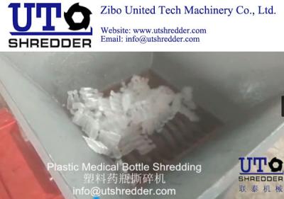 China high efficiency Automatic Crushing rubber & plastic & wood Recycle Double Shaft Shredder with PLC control, 2 rotor shred for sale