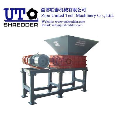 China Double Shaft Shredder D3280 - Rubber Tire Waste Recycling Equipment, medical waste shredder, low speed, high capacticy for sale