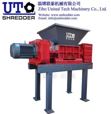 China UT Machinery Rubber Friction Cord Shredder, Rubber Cord Shredder/Engines Shredder/ Two Engines Crusher/ Curtain Shredder for sale